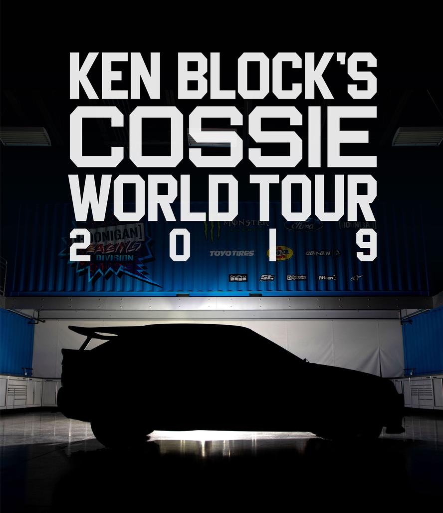 Ken Block announces the 2019 Cossie World Tour