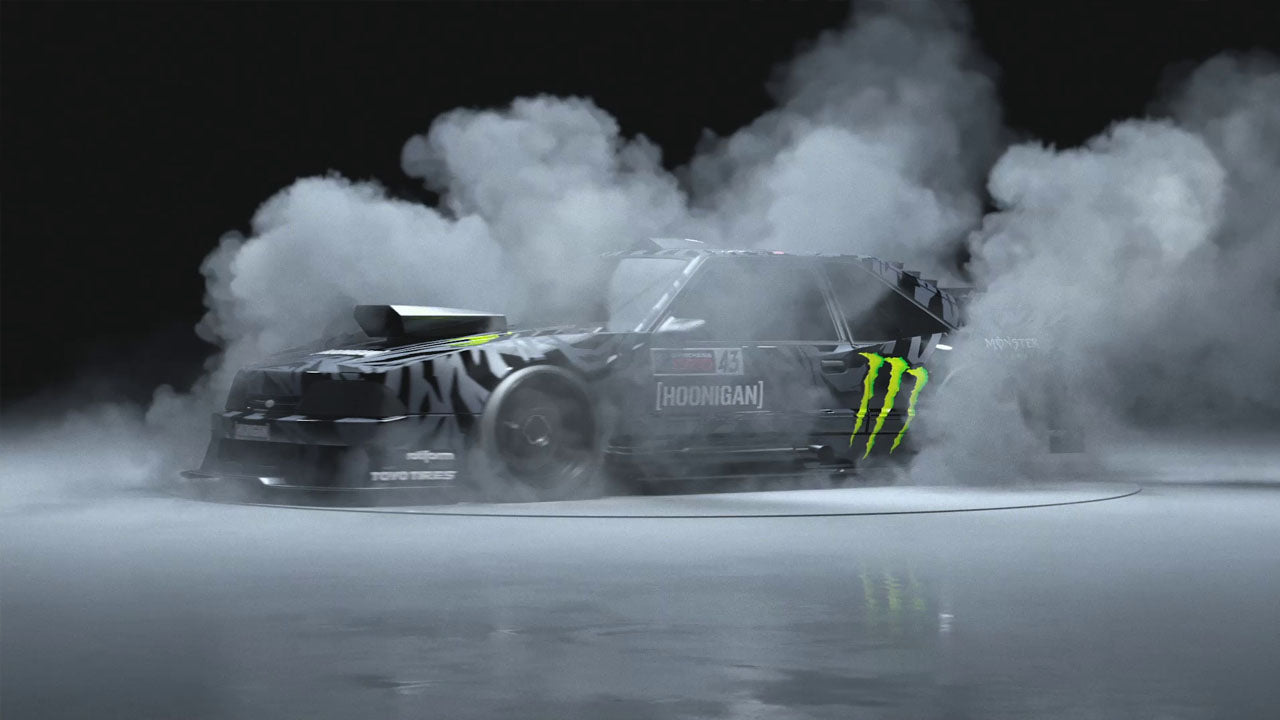 Ken Block, Hoonigan, and Ash Thorp launch NFTs of the Hoonifox:  The Ultimate Fox Body Mustang