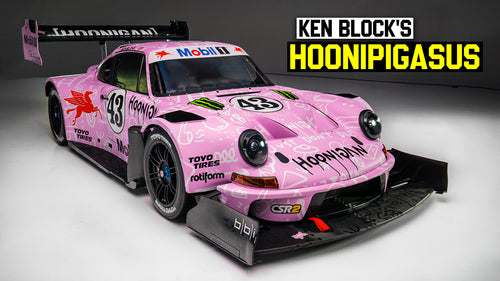 The 1400hp mid-engine AWD Hoonipigasus! Ken Block’s NEW Pike’s Peak Int’l Hill Climb Racer!