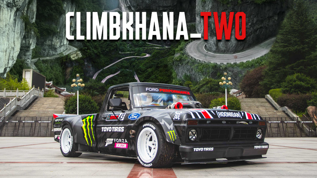 KEN BLOCK AND HIS HOONITRUCK TAKE ON ONE OF THE MOST DANGEROUS ROADS IN THE WORLD IN CLIMBKHANA TWO: TIANMEN MOUNTAIN IN CHINA!