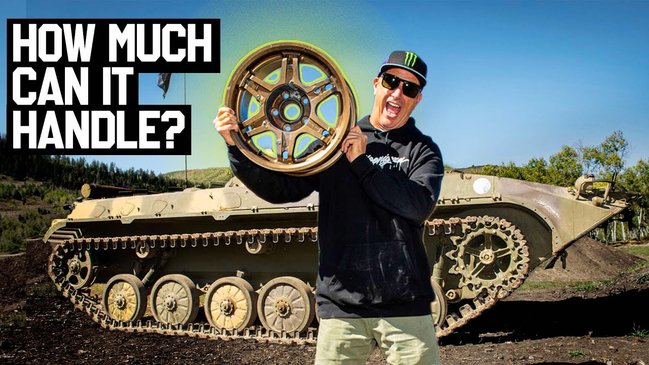 Ken Block’s Signature Wheel vs. A Tank! How Much Abuse Can A Rally Wheel Survive?!?